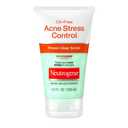 Neutrogena Oil-Free Acne Stress Control Power-Clear Scrub, 2% Salicylic Acid for Acne-Prone Skin, Exfoliating Daily Facial Scrub, 4.2 fl. oz