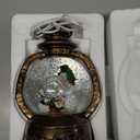 Christmas Snow Globe Lantern Water Glittering Snowman & Penguins with Music & Timer, USB Lined/ Battery Operated Lighted Lantern for Christmas Festival Decoration Gifts