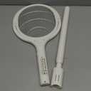 GeckoMan Rotating Head Electric Fly Swatter Racket Rechargeable Bug Zapper Racket Bug Zapper Indoor Fly Zapper Mosquito Zapper Flies Killer for Indoors, with a Telescopic Extension