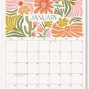 S&O Desert Garden Wall Calendar from January 2026-June 2027 - Tear-Off Monthly Calendar - 18 Month Academic Wall Planner - Hanging Organizer to Track Anniversaries & Appointments - 13.5"x10.5in