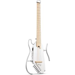 Donner Acoustic Electric Guitar HUSH I PRO Travel Guitar with Multiple Effect Modes Smart Guitarra Kit of Earphone, Gig Bag, Strap, Charging Cable