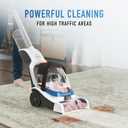 Hoover PowerDash Pet Compact Carpet Cleaner Machine, Lightweight Design, HeatForce Fast Drying, Antimicrobial Brush Roll, Pair with a Hoover Carpet Cleaner Solution