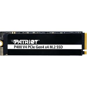 Patriot P400 V4 500GB Internal SSD - NVMe PCIe Gen 4x4 - M.2 2280 - Sequential Read: Up to 5,000MB/s and Sequential Write: Up to 3,000MB/s - PS5 Compatible - Solid State Drive - P400VP500GM28H