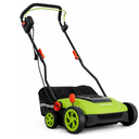 GreenSweep TurfoMax 2.0 Artificial Grass Sweeper | Electric Turf Sweeper for Synthetic Lawns, 5 Height Settings, Foldable Handle, Collection Bag Included, Lifts Flattened Grass & Collects Debris