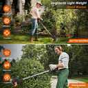 Weed Wacker, Electric Weed Wacker with 2 X 21V 2000mAh Batteries, Cordless Weed Wacker, Electric String Trimmer, 3 in 1 Lightweight Grass String Trimmer Brush Cutter, Garden Weeding Equipment