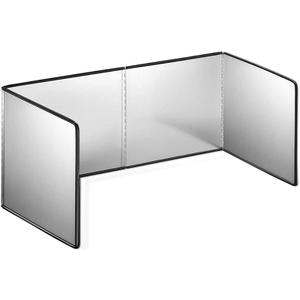 4 Sided Stainless Steel Oil Splatter Guard, Grease Splatter Screen, Stove Splash Guard, Foldable Oil Proof Baffle Fry Wall Splash Guards (31.5"Dx15.8"Wx11.8"H)