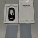 2 Pack Wallet Tracker Card [Apple MFi Certified] Air Tracker Tag (iOS only), IP68 0.06in Rechargeable Smart Card Work with Apple Find My, Keys Finder and Item Locator for Passport, Bags, Laptop, Black