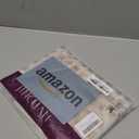 jinchan Floral Kitchen Curtains 36 Inch Linen Tier Curtains Farmhouse Cafe Half Window Drapes Over Sink Light Filtering for Living Room Laundry RV Rod Pocket 2 Panels Taupe on Beige