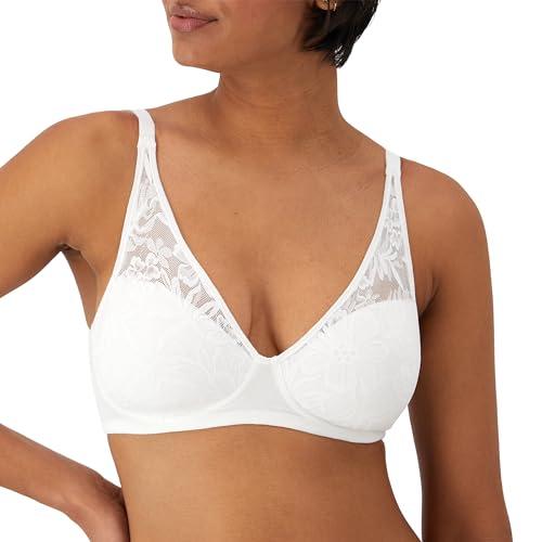Bali Women's Breathe Modal T-Shirt, Breathable Wireless, Full-Coverage Convertible Bra, White 3XL Bali Women's Breathe Modal T-Shirt, Breathable Wireless, Full-Coverage Convertible Bra, White 3XL