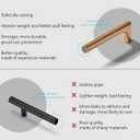 LIMUR 10 Pack 3 Inch (76 mm) Hole Center Antique Brass Cabinet Pulls - Solid Zinc Alloy Kitchen Cabinet Handles, Drawer Pulls,Drawer Handle, Wardrobe & Dresser Handles, Cupboard Hardware