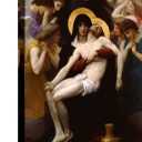 ART.COM Canvas Wall Art Prints Pieta by William Adolphe Bouguereau, Religion & Spirituality Decor, 12" x 18"