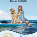 AstroAI P2 Paddle Board Pump 20PSI 12V DC Car Connector Portable,SUP Pump for Paddleboard, Air Pump with Auto-Off, Deflation Function for Paddle Board, Kayaks and Boats