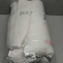 Farm To Home 100% Organic Cotton Cover Pillows Queen/Standard Size Set of 2, Down Alternative Hotel Quality Soft Bed Pillow for Back & Side Sleepers, Machine Washable, 20"x28", White