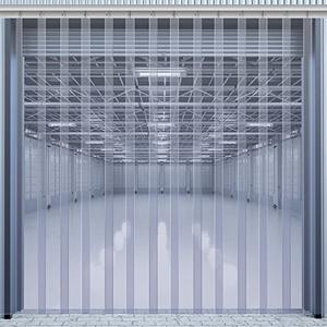 Juexica 36 x 80 Inch Clear Freezer Door Curtain Plastic Door Strips Curtain