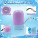 Water Table Pump, ContinuousKids Water Pump for Table, 3 Hours of Non-Stop Work Water Table Accessories Water Pump for Fun Summer Outdoor Water Toys Outside Water Play(Purple)