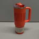 STANLEY Quencher ProTour Flip Straw Tumbler with Leakproof Lid | Built-In Straw & Handle | Cupholder Compatible for Travel | Insulated Stainless Steel Cup | BPA-Free (30 Ounces, Hot Coral Fade)