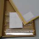 Acrylic Sign Holder 8.5X11 Gold Frames Double-Sided Gold Picture Frames Flyer Holder for Menu Holder Wedding Table Number Holder Photo Frames with Double-Sided Stickers-3 Pack