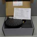 Black Shower Head And Faucet Set Complete With Valve Shower Fixtures With 6 Inch High Pressure Rain Shower Head Trim kit Regaderas Para bBao Modernas