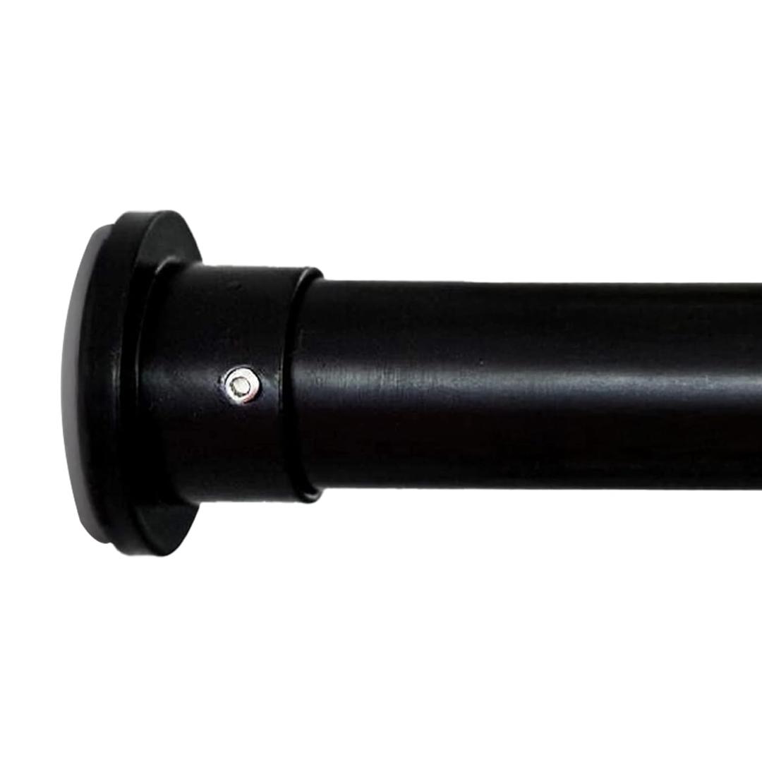 Room/Dividers/Now Tension Curtain Rod, Adjustable Heavy-Duty Tension Rod No Drilling Required, 120-150 Inches, Black Curtain Rods with Strong Hold and Easy Setup for Windows, Closets and Spaces