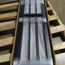 Twin Over Full Bunk Bed Frame with Twin Size Loft Beds, Heavy Duty Triple Bunk Bed with Slide, Charging Station(USB Ports & Outlets), Metal Triple Bunk Beds with L-Shaped Desk, Black