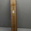 Warm Gold Double Curtain Rods for Window 28 to 48 Inch, Heavy Duty Double Drapery Rod with End Cap, 1-Inch Front and 5/8 Inch Back Double Window Rods, Decorative Telescoping Double Rod Curtain Rods