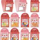 4 x 50 Pack Valentines Day Cards for School Funny Class Exchange Cards Bulk with Clear Treat Bags and Self Adhesive Tape Happy Valentines Party Favor for School Classroom Classmates Parents Teachers Gifts