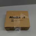 Kwikset Halifax Interior Privacy Door Handle with Lock, Door Lever For Bathroom and Bedroom, Satin Nickel Reversible Keyless Push Button Lock Door Lever, with Microban Protection (1 Pack)