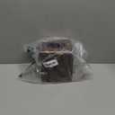 Linen Square Tissue Box Cover,Cube Tissue Box HolderExcellent Rosegold Leather Decoration,Table Napkin Case Dispenser,Facial Tissues Organizer with Magnetic Bottom for Home Office Car(Coffee)