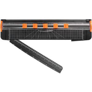 Paper Cutter 18 inch, 5 Pcs Blade 18-inch Cutting Length Paper Trimmers, 18 inch Wrapping Paper Cutter Portable Slicer for Craft Scrapbooking Cardstock