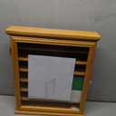 Premium 'Hole in One' Golf Ball Display Case - Exceptional Craftsmanship, Elegant Home Decoration, and Ideal Gift for Golf Enthusiasts Natural Color