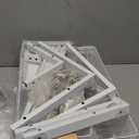 Kitstorack Under Sink Organizer, 2 Packs 2 Tier Under Sink Organizers and Storage, Slide out Pull out Cabinet Organizer Shelf, Metal Sliding Drawer for Kitchen Bathroom Pantry Closet Rack(White)