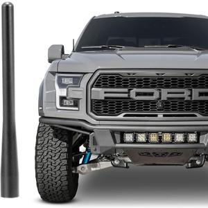 4.5 Inch Short Antenna for Ford F150 2009-2026, Aluminum Antenna F150 Accessories Ford F-150 Raptor Lightning 2017-2026 F250 F350 Pickup Truck Replacement Antenna