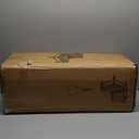 HollyHOME Mid Century Modern Accent Chair, Comfy Reading Chair with Soft Cushion, Metal Frame Fabric Large Lazy Chair, Upholstered Lounge Sofa Chairs for Living Room, Bedroom, Balcony, Camel&Blue