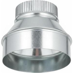 Duct Reducter 6" to 4" Inch Air Ducting Reducer Increaser Air Duct Adapter or Round Metal Pipe Reducer for Bathroom Kitchen Ventilation Systems