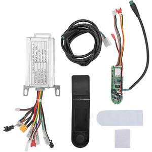 36V Electric Scooter Controller Set, 350W 36V 15A Controller Board Motherboard With Led Display With APP Hover Board Control, Brake Energy Recovery, Overvoltage overcurrent Protection