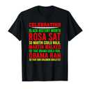 Celebrating Black History Month, Inspirational Power Leaders T-Shirt.  Size 10 kids