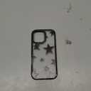 for iPhone 17 Case Cute - Durable Shockproof 6.6 ft Drop Impact Phone Case - Funny Five-Pointed Star Design (6.3") Black