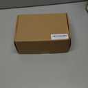 Satin Brass Door Knobs Interior with Lock, Modern Privacy Brushed Gold Brass Door Knob Door Handles Contemporary for Bathroom Bedroom Rectangle