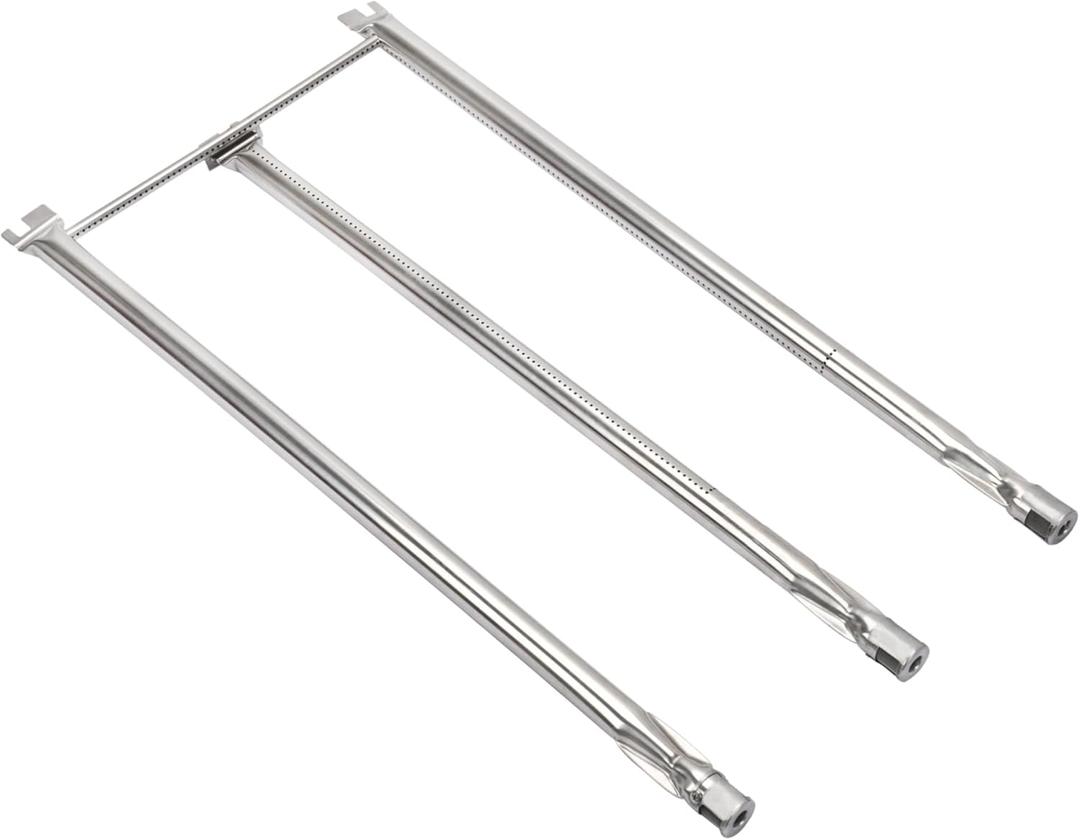 Leship Burner Tube Set Replace for Weber 7508, Genesis Silver B & C, Gold B & C, Spirit E-310 E-320 S-310 S-320 (Side Control), Spirit 700, Weber 900 Grills, 304 Stainless Steel Grill Burner Tube Kit
