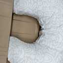 Boppy Nursing Pillow - Firm, Ergonomic U-Shaped Bottle and Breastfeeding Pillow with High Lift for Comfort and Support, Spacious Surface - Cream Retro Squiggles