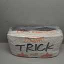 Chunful 4 Pack Halloween Decoration Patio Chair Cushions Outdoor Indoor Tufted Backrest Cushion Furniture Seat Pad Horror Atmosphere Decor for Swivel Rocker Patio Set(47.2 x 19.6 x 4.7 Inches)