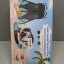 Ubekezele Snorkeling Gear for Adults Men Women,4 in 1 Snorkel Set with Panoramic View Diving Mask Anti-Fog Anti-Leak,Dry Top Snorkel,Fins and Travel Bag for Swimming,Snorkeling and Travel Diving (Small-Medium, PURPLE)