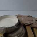 CAROTE 19 Pcs Ceramic Cookware Set Titanium Nonstick with Detachable Handles, Non Toxic Cookware, Pots and Pans Set Non Stick Removable Handles, Induction Available, Kitchen Cooking, Dishwasher Safe