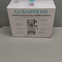 CASABREWS 3700 Essential Espresso Machine 20 Bar, Stainless Steel Cappuccino & Latte Machine with Steam Frother for Home, 43.9oz Water Tank, Coffee Gift for Women & Men, Silver