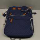 Jeryswet Baby Diaper Bags with Changing Station, Waterproof Large Capacity Diaper Bag Backpack for Moms Dads with USB Charging Port and Stroller Straps, Baby Shower Gifts, Blue