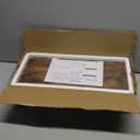 QEEIG Bathroom Floating Shelves for Wall - 15.7" Wall Mounted Shelf Over Toilet Farmhouse Home Decor Display Bookshelf Small 15.7 x 6.7 inch Set of 2, Rustic Brown (008-40BN)