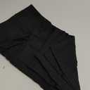 ANNYISON Womens Underwear, Soft Cotton High Waist Breathable Solid Color Briefs Panties for Women (X-Large, 5 Pack in 5 Black Colors)