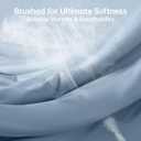 MUXHOMO Full Comforter Sets, All Season Ultra Soft Down Alternative Bedding - 3 Piece Lightweight Bed Set Includes 1 Comforter (82"x86") and 2 Pillow Shams (20"x26"), Sea Blue