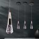 Pendant Lights Kitchen Island Black,3-Pack Led Penant Lights for Kitchen Island, Modern Led Pendant Light Fixture for Dining Room Over Table,Bathroom Pendant Light Fixtures Ceiling Hanging