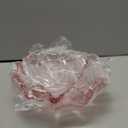 Pink Floor Lamp for Living Room,Bedroom,Gold Mid Century Modern Standing Lamp Brass Tree 3 Light Tall Floor Lamps Vintage Retro Floor Lights Glass Flower Lamp Shade Farmhouse Boho Bohemian